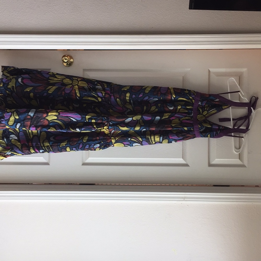 Long maxi halter dress